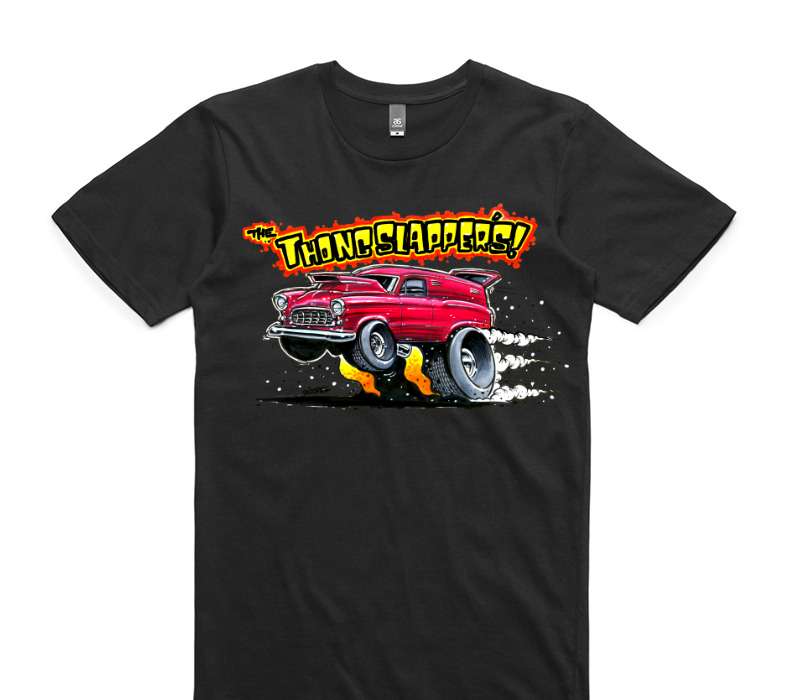 Custom AS Colour 100% Cotton Black T-Shirt