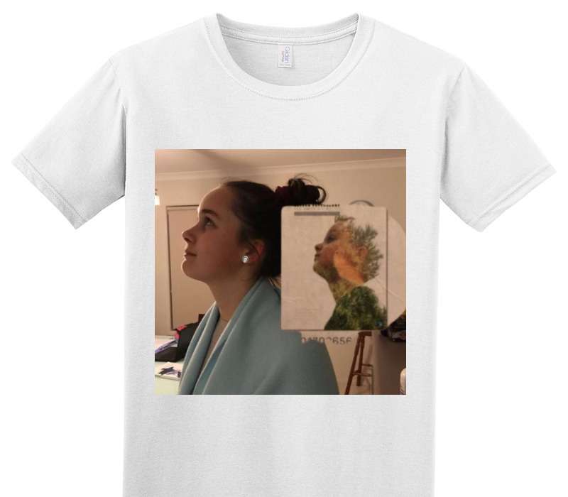 Custom Adult Soft Style 100% Cotton White T-Shirt