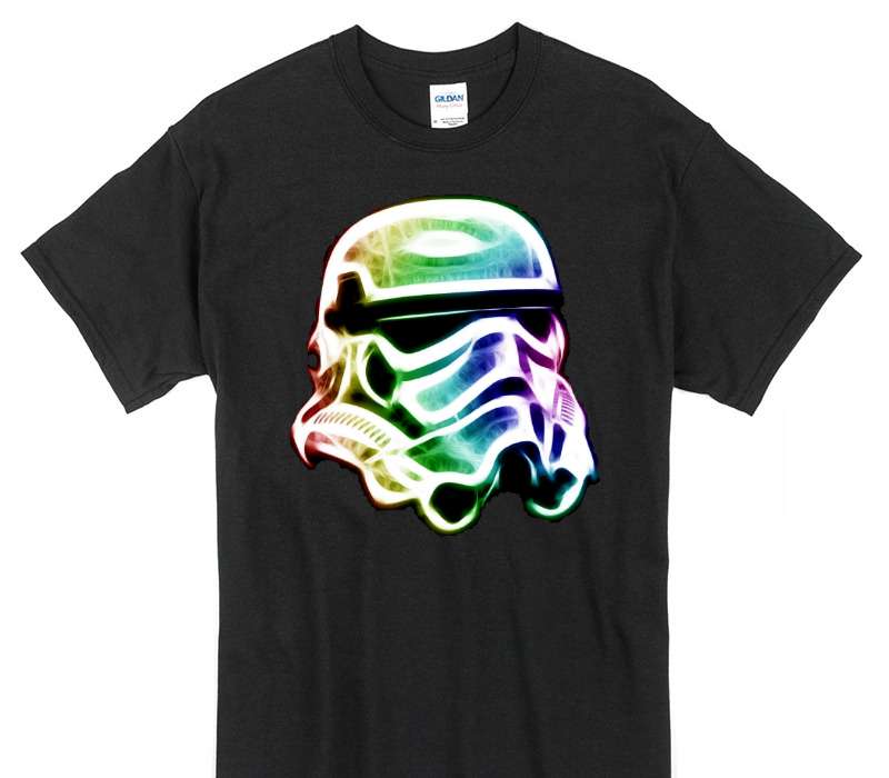 Custom Gildan 100% Cotton Black T-Shirt