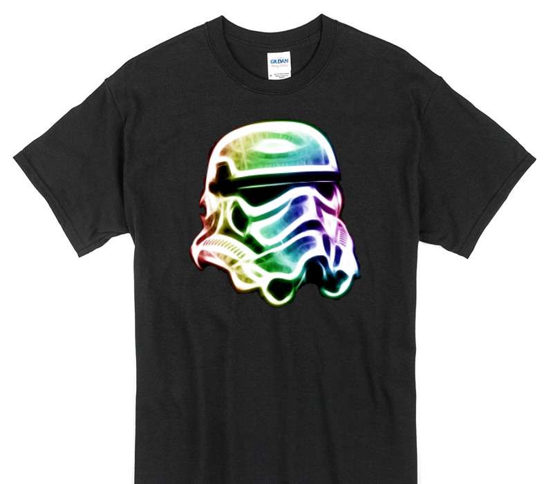 Custom Gildan 100% Cotton Black T-Shirt