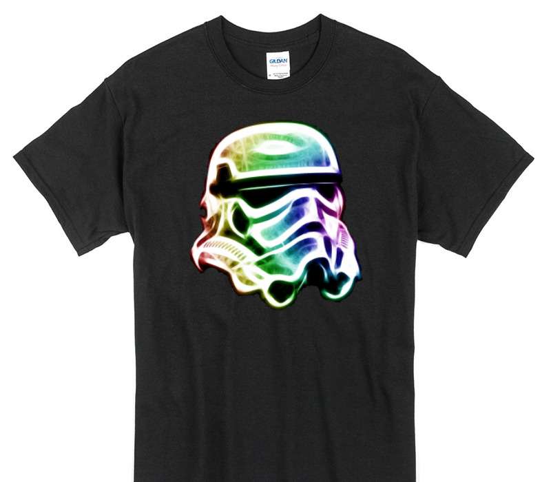 Custom Gildan 100% Cotton Black T-Shirt