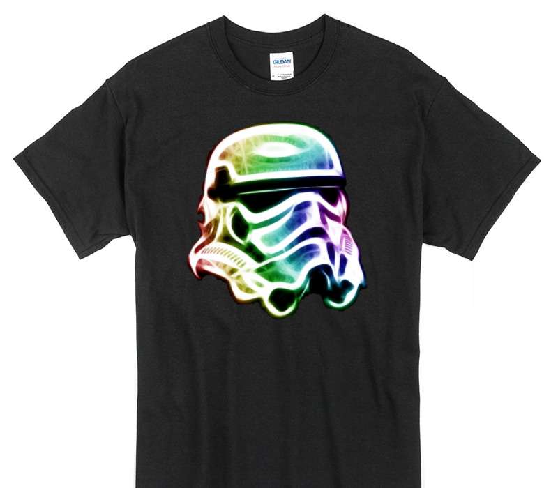 Custom Gildan 100% Cotton Black T-Shirt