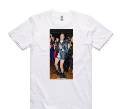 Custom AS Colour 100% Cotton White T-Shirt