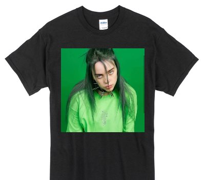 Custom Gildan 100% Cotton Black T-Shirt