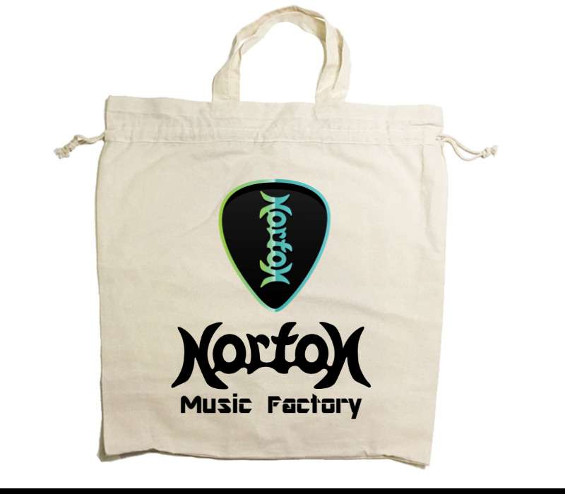 Custom Drawstring Tote Bag Cotton Calico