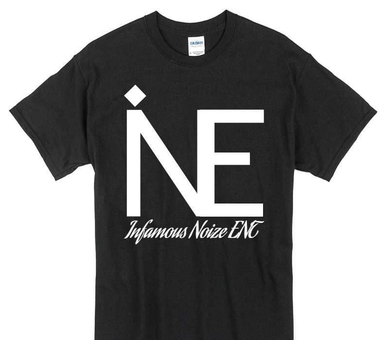 Custom Gildan 100% Cotton Black T-Shirt