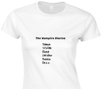 Custom Womens Soft Style 100% Cotton White T-Shirt