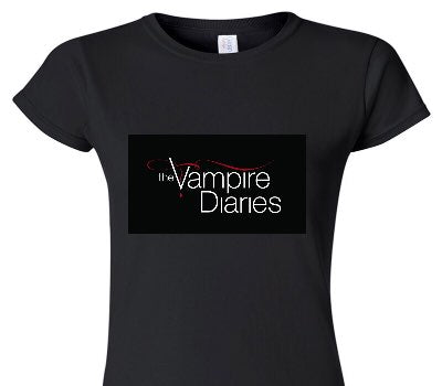 Custom Womens Soft Style 100% Cotton Black T-Shirt