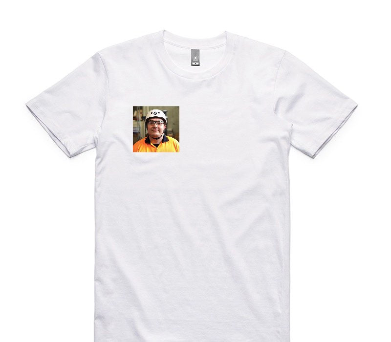 Custom AS Colour 100% Cotton White T-Shirt