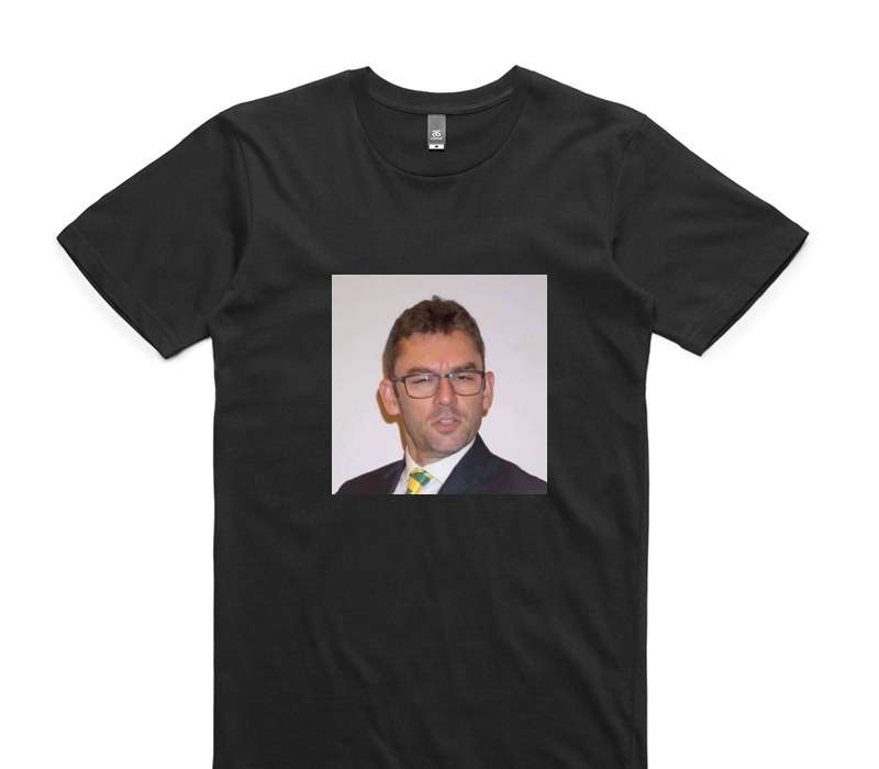 Custom AS Colour 100% Cotton Black T-Shirt