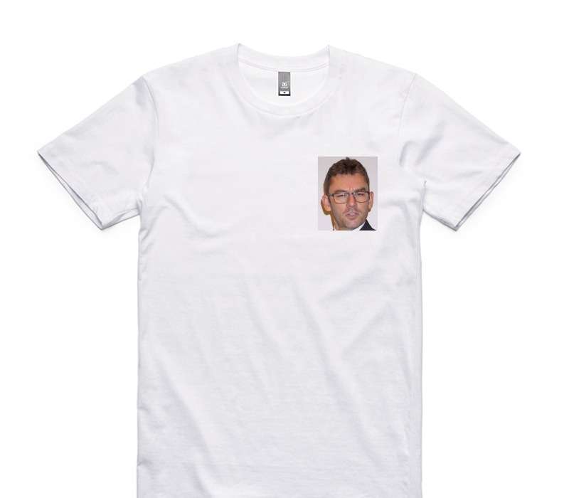 Custom AS Colour 100% Cotton White T-Shirt