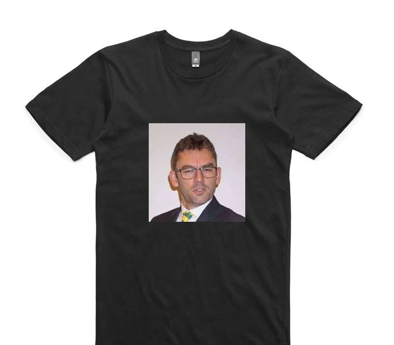 Custom AS Colour 100% Cotton Black T-Shirt