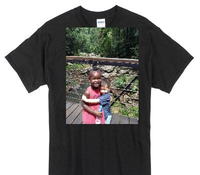Custom Gildan 100% Cotton Black T-Shirt