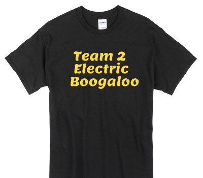 Custom Gildan 100% Cotton Black T-Shirt