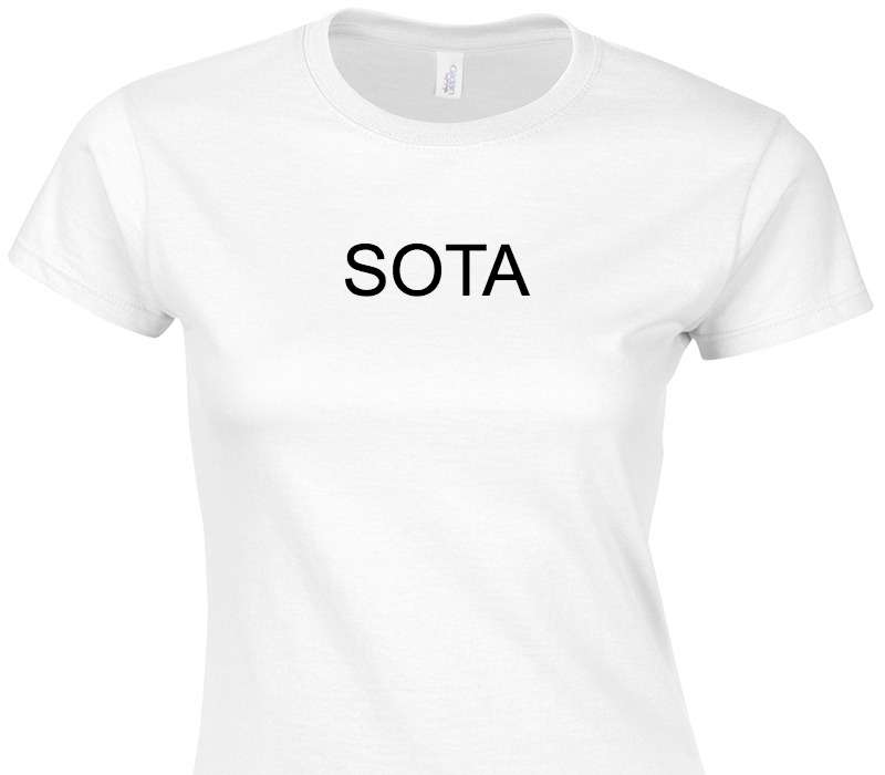 Custom Womens Soft Style 100% Cotton White T-Shirt