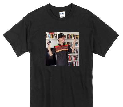 Custom Gildan 100% Cotton Black T-Shirt