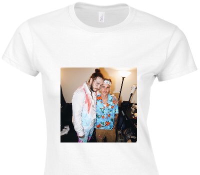 Custom Womens Soft Style 100% Cotton White T-Shirt