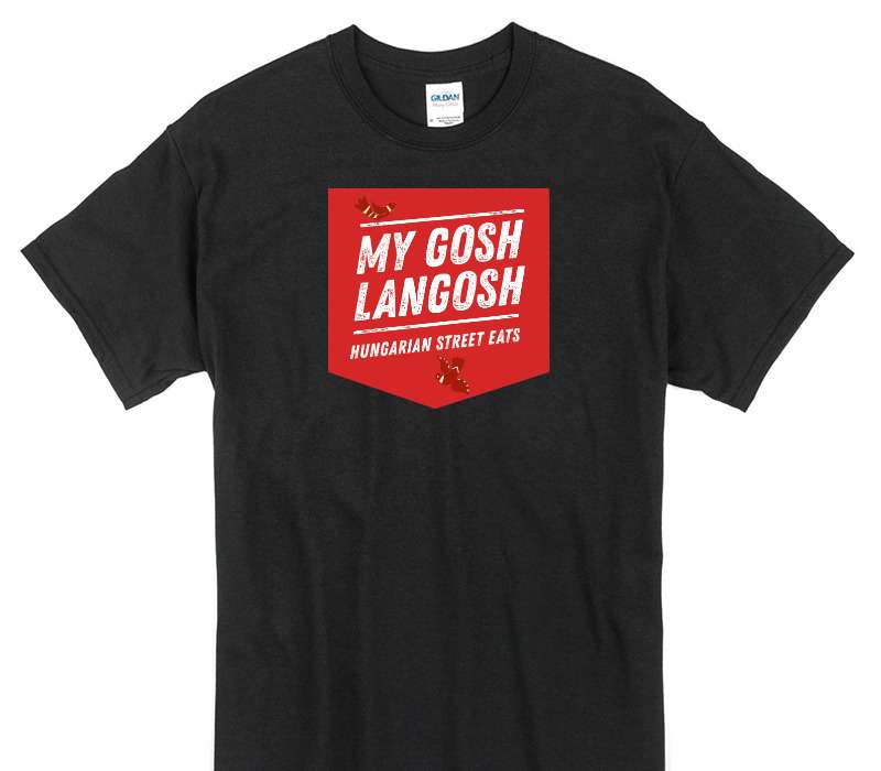 Custom Gildan 100% Cotton Black T-Shirt