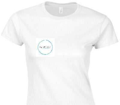 Custom Womens Soft Style 100% Cotton White T-Shirt