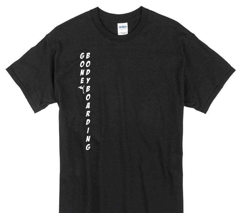 Custom Gildan 100% Cotton Black T-Shirt