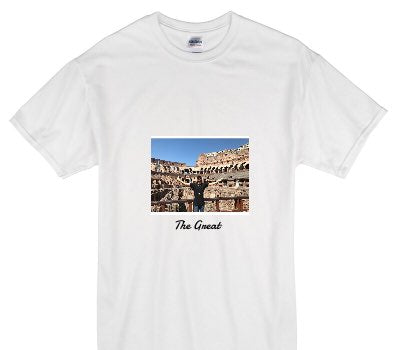 Custom Gildan 100% Cotton White T-Shirt