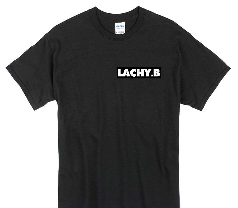 Custom Gildan 100% Cotton Black T-Shirt