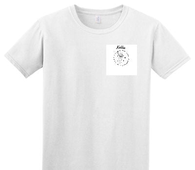 Custom Adult Soft Style 100% Cotton White T-Shirt
