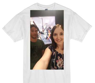 Custom Gildan 100% Cotton White T-Shirt