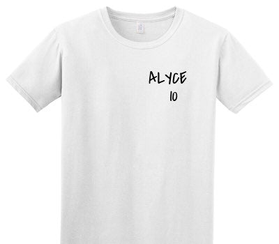 Custom Adult Soft Style 100% Cotton White T-Shirt