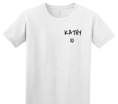 Custom Adult Soft Style 100% Cotton White T-Shirt