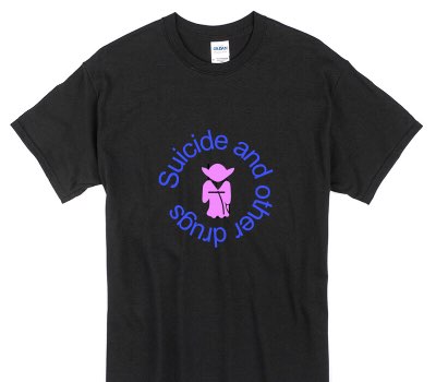 Custom Gildan 100% Cotton Black T-Shirt