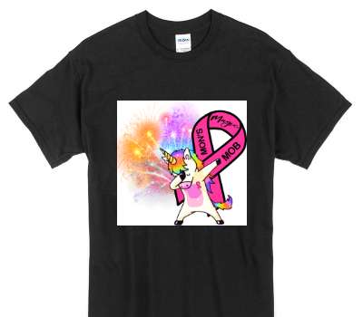 Custom Gildan 100% Cotton Black T-Shirt