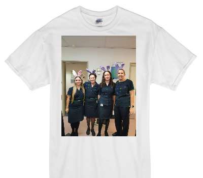 Custom Gildan 100% Cotton White T-Shirt