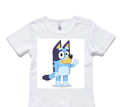 Custom AS Colour White Baby T-Shirt