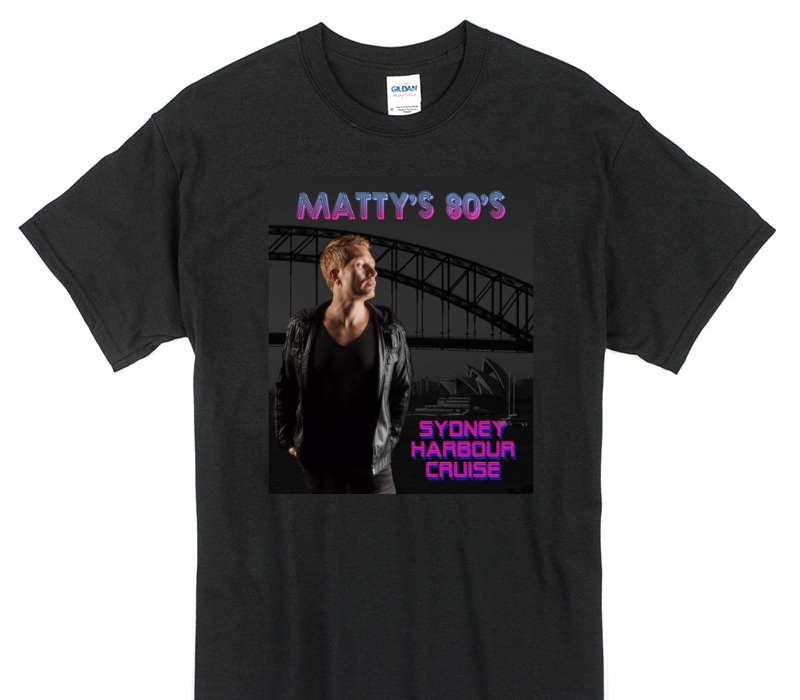 Custom Gildan 100% Cotton Black T-Shirt