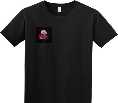 Custom Adult Soft Style 100% Cotton Black T-Shirt