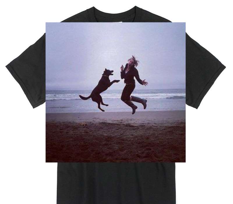 Custom Gildan 100% Cotton Black T-Shirt