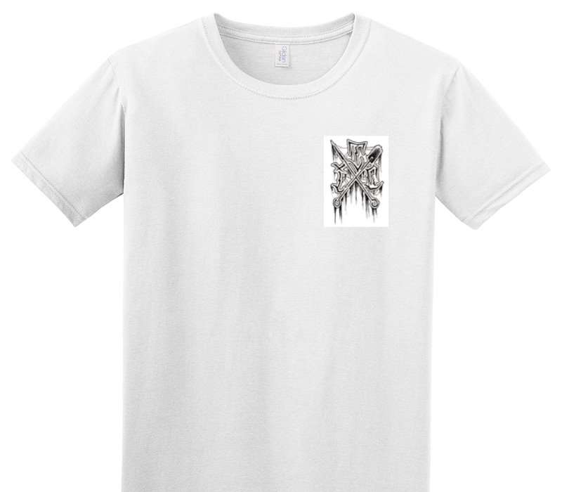 Custom Adult Soft Style 100% Cotton White T-Shirt