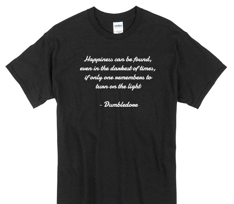 Custom Gildan 100% Cotton Black T-Shirt
