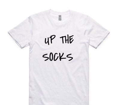 Custom AS Colour 100% Cotton White T-Shirt