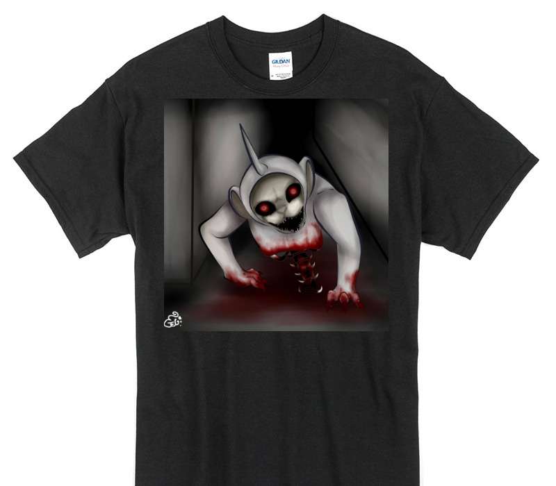 Custom Gildan 100% Cotton Black T-Shirt
