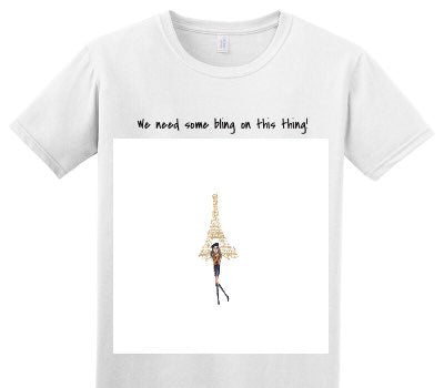 Custom Adult Soft Style 100% Cotton White T-Shirt