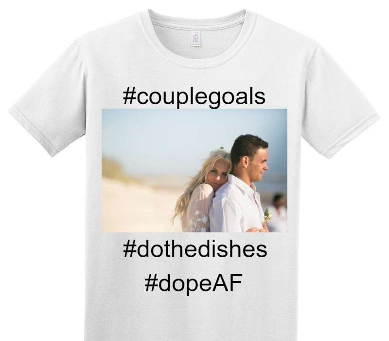 Custom Adult Soft Style 100% Cotton White T-Shirt
