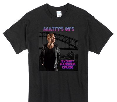 Custom Gildan 100% Cotton Black T-Shirt