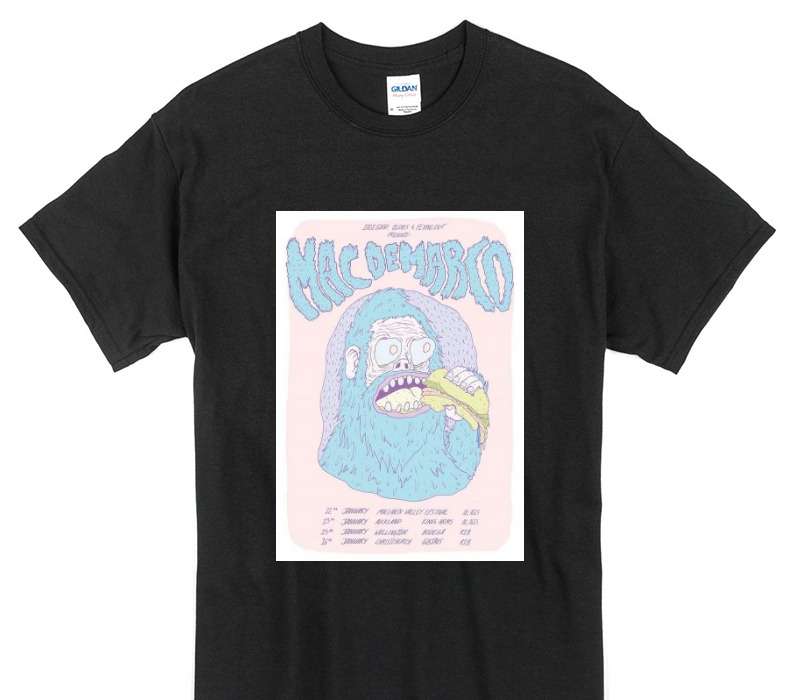 Custom Gildan 100% Cotton Black T-Shirt