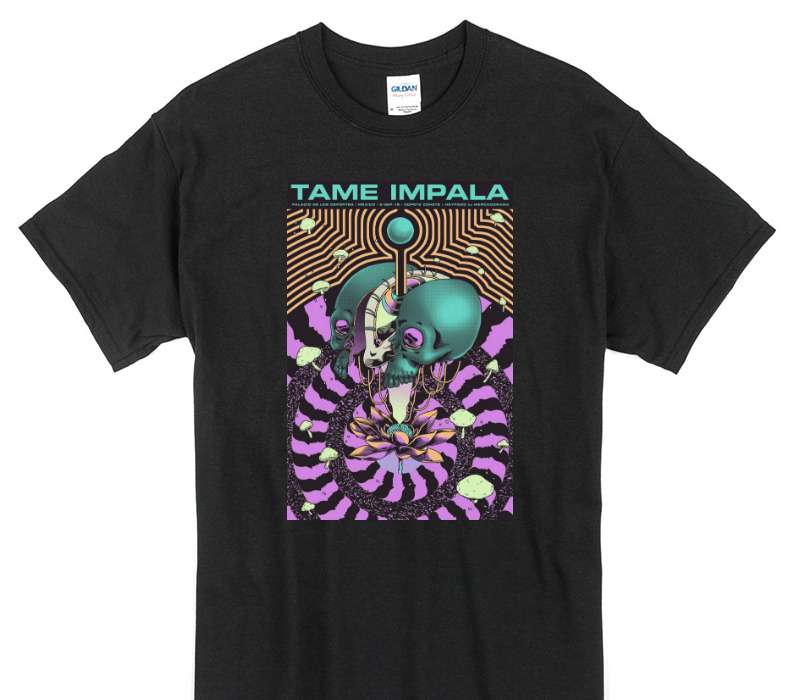 Custom Gildan 100% Cotton Black T-Shirt