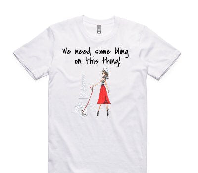Custom AS Colour 100% Cotton White T-Shirt