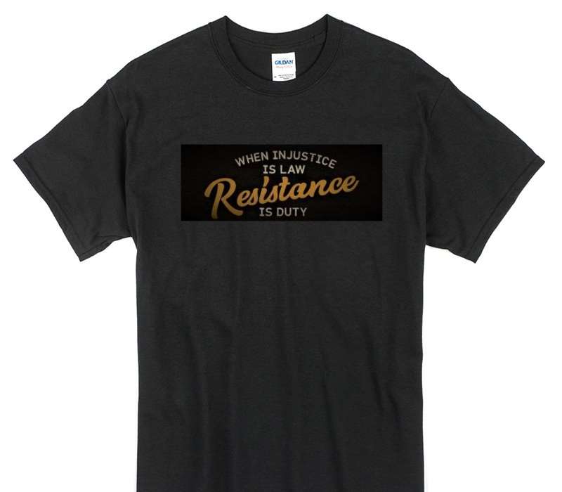 Custom Gildan 100% Cotton Black T-Shirt