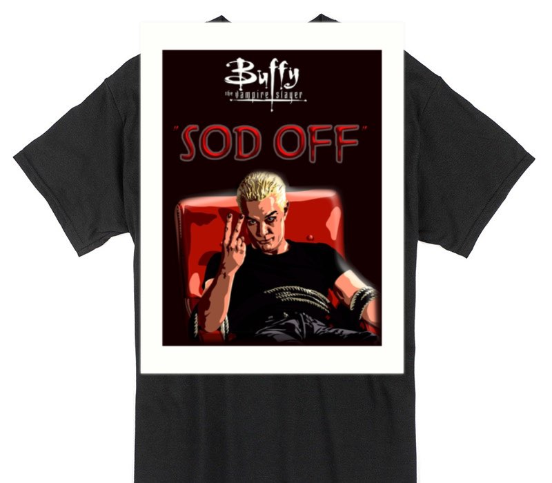 Custom Gildan 100% Cotton Black T-Shirt