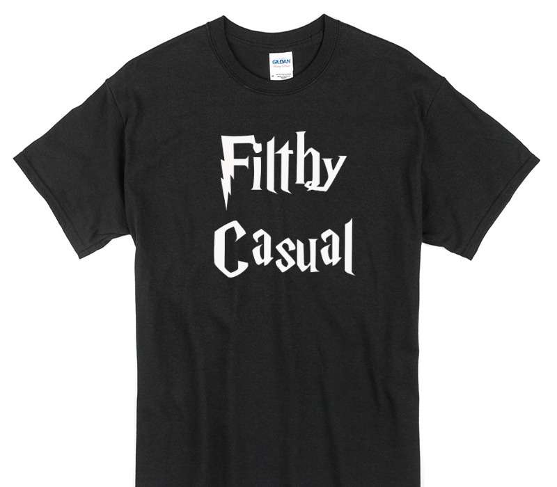 Custom Gildan 100% Cotton Black T-Shirt